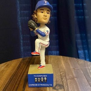 Yu Darvish Texas Rangers Career Strikeouts Bobblehead